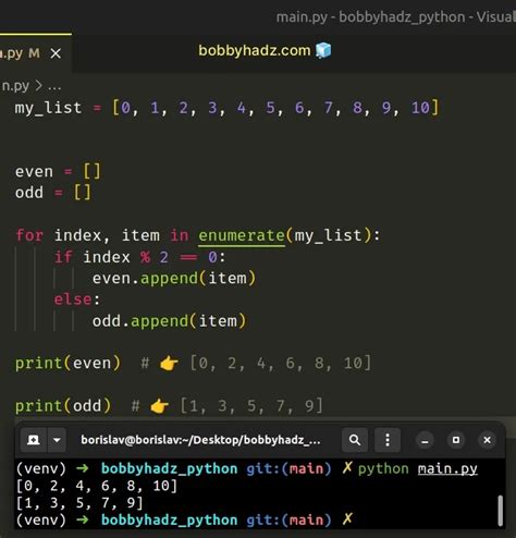 even numbers at even index and odd numbers at odd index|Get only the Even or Odd index Elements of a Python List.